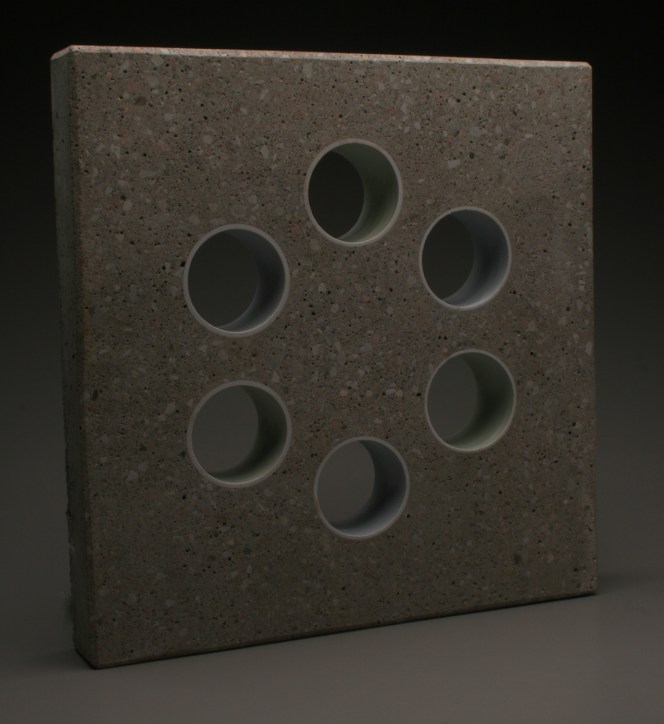 Thomas Edwards concrete and ceramics sculpture
