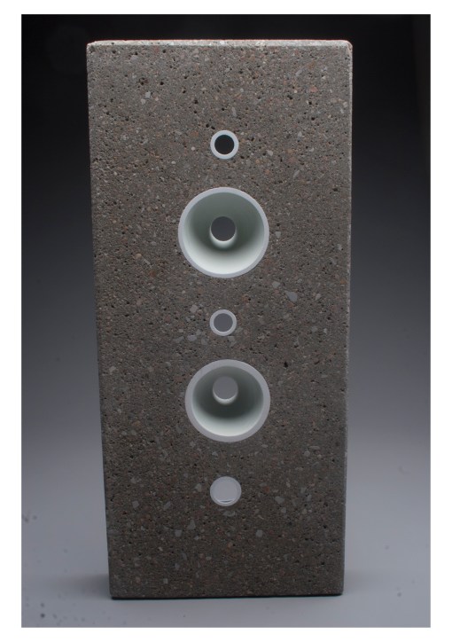 Thomas Edwards concrete and ceramics sculpture