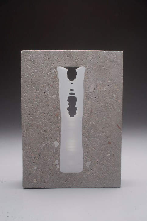 Thomas Edwards concrete and ceramics sculpture